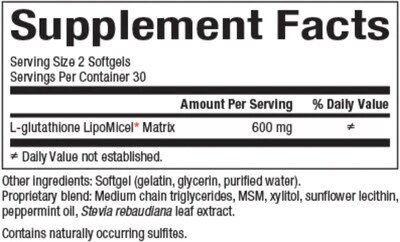 Foto 2 | Foto 2 | Suplemento Natural Factors Glutatión Lipomicel Matrix 300 Mg - Venta Internacional.