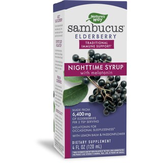 Foto 1 | Foto 1 | Sirope Nature's Way Sambucus Nighttime Saúco Con Melatonina 120 Ml - Venta Internacional.