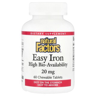 Foto 1 | Foto 1 | Suplemento Natural Factors Easy Iron 60 Tabletas Masticables - Venta Internacional.