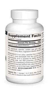 Foto 3 | Foto 3 | Supplement Source Naturals, Metilcobalamina, Vitamina B-12, 1 Mg - Venta Internacional.