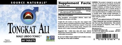 Foto 4 | Foto 4 | Supplement Source Naturals Tongkat Ali Male Libido 60 Comprimidos - Venta Internacional.