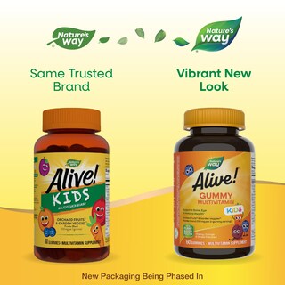 Foto 3 | Foto 3 | ¡gominolas Multivitamínicas Nature's Way Alive! ¡niños, 60 Unidades! - Venta Internacional.