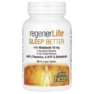 Foto 2 | Foto 2 | Complementa Los Factores Naturales Regenerlife Sleep Better 60 Comprimidos - Venta Internacional.