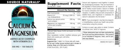 Foto 4 | Foto 4 | Supplement Source Naturals Calcio Y Magnesio 300 Mg +vit D-3 - Venta Internacional.
