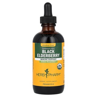 Foto 1 | Foto 1 | Extracto Líquido Herb Pharm Black Elderberry, 120 Ml, Orgánico - Venta Internacional.