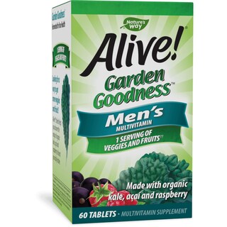 Foto 1 | Foto 1 | ¡multivitamínico Nature's Way Alive! Garden Goodness Men 60 Comprimidos - Venta Internacional.