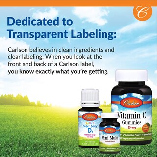 Foto 7 | Foto 7 | Suplemento Carlson De Vitamina D3 2000 Ui (50 Mcg) 120 Cápsulas Blandas - Venta Internacional.