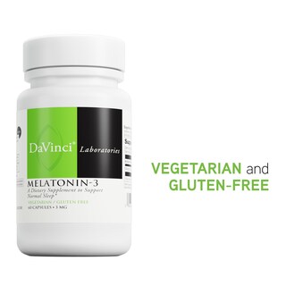 Foto 4 | Foto 4 | Suplemento Para Dormir Davinci Labs Melatonin-3 3 Mg 60 Cápsulas - Venta Internacional.