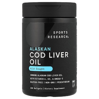 Foto 1 | Foto 1 | Aceite De Hígado De Bacalao De Alaska Supplement Sports Research 120 Cápsulas Blandas - Venta Internacional.
