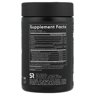 Foto 2 | Foto 2 | Aceite De Hígado De Bacalao De Alaska Supplement Sports Research 120 Cápsulas Blandas - Venta Internacional.