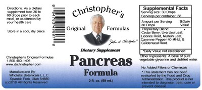 Foto 4 | Foto 4 | Suplemento Christopher's Original Formulas Pancreas 60 Ml - Venta Internacional.