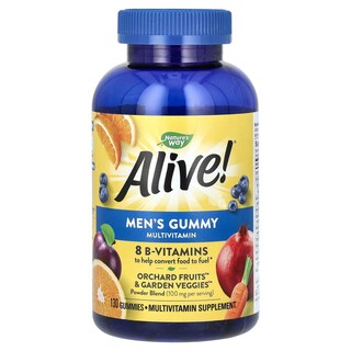 Foto 1 | Foto 1 | ¡multivitamínico Nature's Way Alive! Gummy Fruit 130 Gomitas Para Hombre - Venta Internacional.
