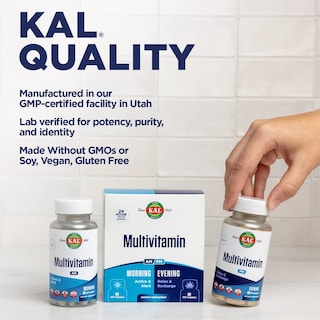 Foto 5 | Foto 5 | Suplementos Kal Multivitamin Am/pm 2 En 1 Para Mujeres Y Hombres - Venta Internacional.