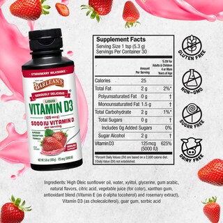 Foto 6 | Foto 6 | Suplemento Barlean's Liquid Vitamina D 5000 Ui D3 165 Ml - Venta Internacional.