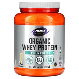 Foto 1 | Foto 1 | Proteína En Polvo Now Foods Sport Organic Whey Creamy Vainilla 544g - Venta Internacional.
