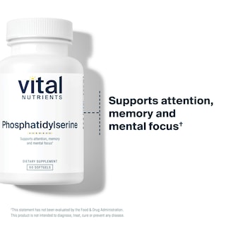 Foto 3 | Foto 3 | Suplemento De Fosfatidilserina De Vital Nutrients, 150 Mg, 60 Cápsulas Blandas - Venta Internacional.