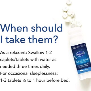 Foto 5 | Foto 5 | Tablets Hyland's Calms Forte 100 Natural Relief Sleep - Venta Internacional.