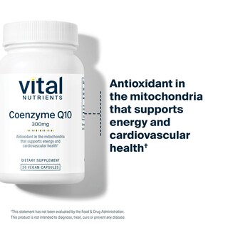 Foto 6 | Foto 6 | Suplemento Vital Nutrients Coq10, 300 Mg, Vegano, 30 Cápsulas - Venta Internacional.