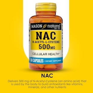 Foto 4 | Foto 4 | Suplemento Mason Natural Nac N-acetil-l-cisteína 500 Mg 60 Cápsulas - Venta Internacional.