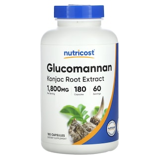Foto 1 | Foto 1 | Suplemento Nutricost Extracto De Raíz De Konjac Con Glucomanano 600 Mg - Venta Internacional.