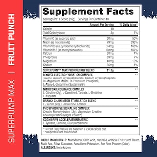 Foto 2 | Foto 2 | Polvo Para Antes Del Entrenamiento Gaspari Nutrition Superpump Max 40 Serv - Venta Internacional.