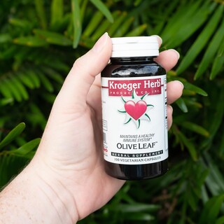 Foto 7 | Foto 7 | Suplemento De Extracto De Hoja De Olivo De Kroeger Herbs 100 Cápsulas - Venta Internacional.
