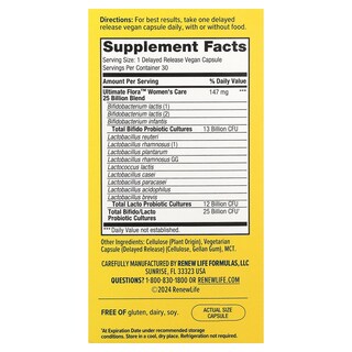 Foto 2 | Foto 2 | Probiotic Renew Life Women's Care Ultimate Flora 25 B Cfu - Venta Internacional.
