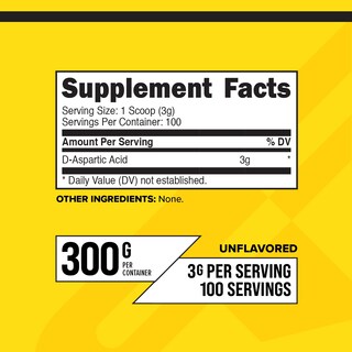 Foto 2 | Foto 2 | Suplemento De Ácido D-aspártico Primaforce 300 G (100 Porciones) - Venta Internacional.