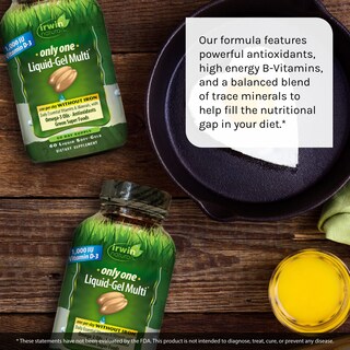 Foto 5 | Foto 5 | Suplemento Irwin Naturals Only One Liquid-gel Multi 60 Cápsulas Blandas - Venta Internacional.