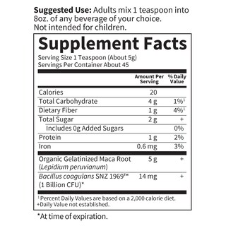 Foto 5 | Foto 5 | Suplemento Garden Of Life Maca Root Energy Boost 225 G En Polvo - Venta Internacional.