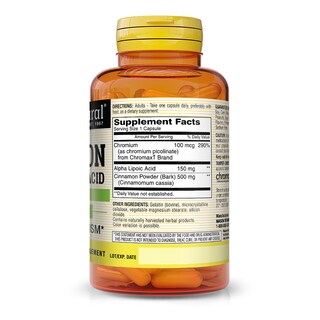 Foto 2 | Foto 2 | Suplemento Mason Natural Cinnamon Con Ácido Alfa Lipoico 60 Cápsulas - Venta Internacional.