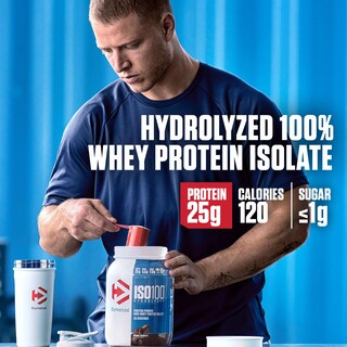 Foto 2 | Foto 2 | Brownie De Chocolate Aislado De Suero Dymatize Iso100 Con Proteína En Polvo, 20 Unidades - Venta Internacional.