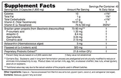 Foto 2 | Foto 2 | Suplemento Essential Formulas Dr. Ohhira's Propolis Plus 120 Cápsulas - Venta Internacional.