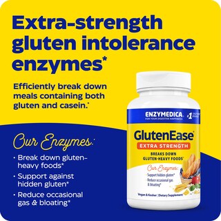 Foto 2 | Foto 2 | Enzimas Digestivas Enzymedica Glutenease Extra Strength, 60 Unidades - Venta Internacional.