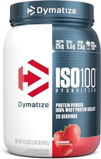 Foto 1 | Foto 1 | Proteína De Suero En Polvo Dymatize Iso100 Fresa, 20 Porciones - Venta Internacional.