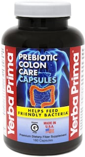 Foto 1 | Foto 1 | Prebiotics Yerba Prima Colon Care Fiber 180 Cápsulas - Venta Internacional