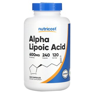 Foto 1 | Foto 1 | Suplemento Nutricost De Ácido Alfa Lipoico 300 Mg 240 Cápsulas - Venta Internacional.