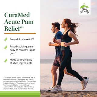 Foto 3 | Foto 3 | Suplemento Terry Naturally Curamed Para Aliviar El Dolor Agudo, 120 Geles - Venta Internacional.