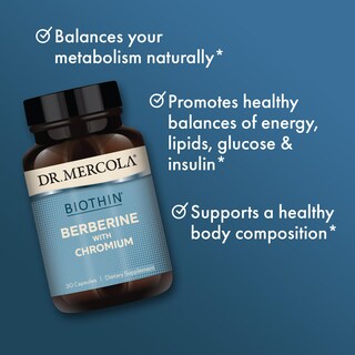 Foto 4 | Foto 4 | Suplemento Dietético Dr. Mercola Biothin Berberine Con Cromo - Venta Internacional.