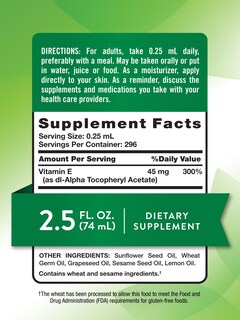 Foto 2 | Foto 2 | Suplemento De Aceite De Vitamina E De Nature's Truth, 30 Ml, 30 000 Ui - Venta Internacional.