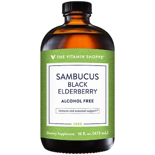 Foto 2 | Foto 2 | Suplemento The Vitamin Shoppe Sambucus Black Elderberry 480 Ml - Venta Internacional.