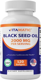 Foto 1 | Foto 1 | Suplemento Vitamático De Aceite De Semilla Negra, 2000 Mg, 120 Cápsulas Blandas - Venta Internacional.