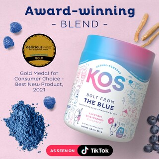 Foto 4 | Foto 4 | Espirulina Azul Energizante Kos En Polvo Para Antes Del Entrenamiento, 28 Porciones - Venta Internacional.