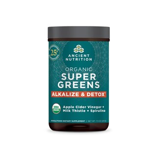Foto 1 | Foto 1 | Polvo Alcalinizante y Desintoxicante Supergreens Ancient Nutrition 220 Ml - Venta Internacional