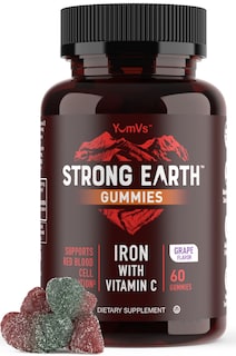 Foto 1 | Foto 1 | Suplementos De Hierro Yum-v's Strong Earth Con Gomitas De Vitamina C - Venta Internacional.
