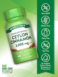 Foto 3 | Foto 3 | Suplemento Nature's Truth, Canela De Ceilán, Cápsulas De 2000 Mg - Venta Internacional.