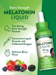 Foto 5 | Foto 5 | Suplemento Líquido De Melatonina Nature's Truth, 10 Mg, 60 Ml, Vegano - Venta Internacional.