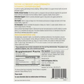 Foto 2 | Foto 2 | Vitamina C Swisse Ultiboost High Strength De 1000 Mg, 3 Tubos - Venta Internacional.