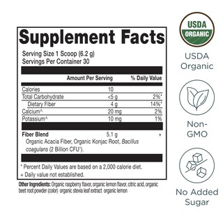 Foto 2 | Foto 2 | Limonada De Frambuesa En Polvo De Ancient Nutrition, 180 Ml - Venta Internacional.