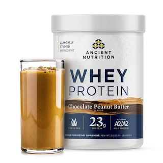 Foto 1 | Foto 1 | Crema De Cacahuete Con Chocolate Whey Protein Ancient Nutrition, 18 Porciones - Venta Internacional.